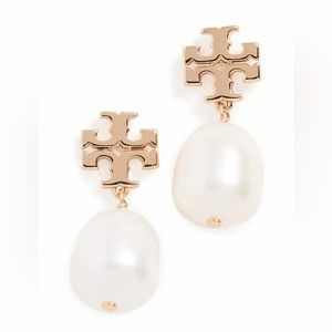 Tory Burch Kira Baroque Cultured Pearl Drop Earrings